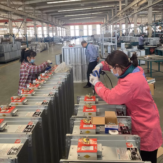 Vendita calda Camera bianca/Camera pulita/Valvola di controllo motorizzata con maniglia domestica senza polvere Serranda per fumo antincendio per condotto di ventilazione