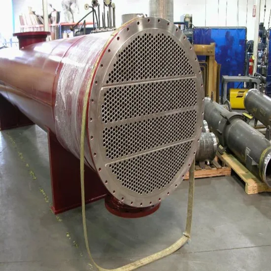 Scambiatore di calore a fascio tubiero e guscio chimico a U per condensa ad alta pressione in acciaio al carbonio, acciaio inossidabile (SS304L, 316, 2205), titanio, nichel