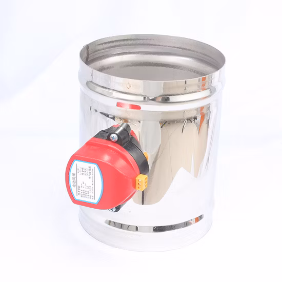 Serranda di controllo del volume motorizzata rotonda per ventilazione HVAC per condotto d'aria